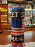 Trump 20oz Tumbler, Let's Go Brandon American Flag 2024