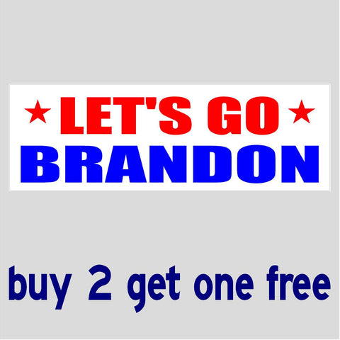LET'S GO BRANDON - Anti Biden Sleepy Joe 2024 - Bumper Sticker