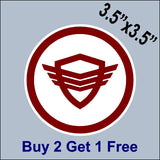 The Orville Ultimate Fan Patch Kit - Indoor/Outdoor Sticker 3.5" or 2" - GoGoStickers.com