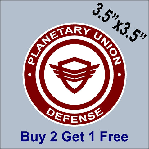 The Orville Planetary Union - Defense Patch Sticker - Ed Mercer - Seth MacFarlane - GoGoStickers.com