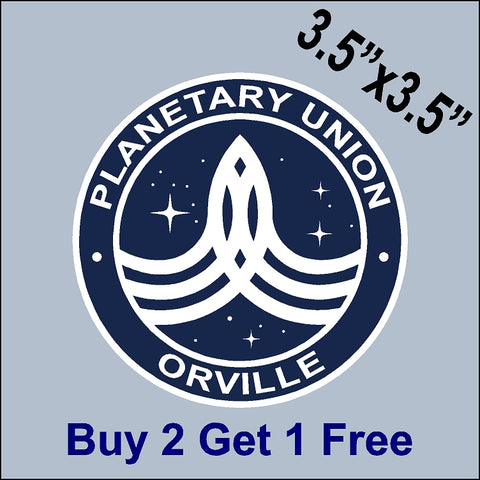 The Orville Planetary Union - Orville - Indoor/Outdoor Sticker - GoGoStickers.com