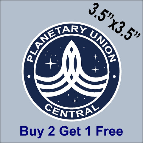 The Orville Planetary Union - Central - Indoor/Outdoor Sticker - GoGoStickers.com