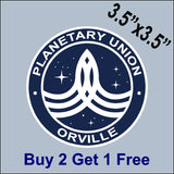 The Orville Ultimate Fan Patch Kit - Indoor/Outdoor Sticker 3.5" or 2" - GoGoStickers.com